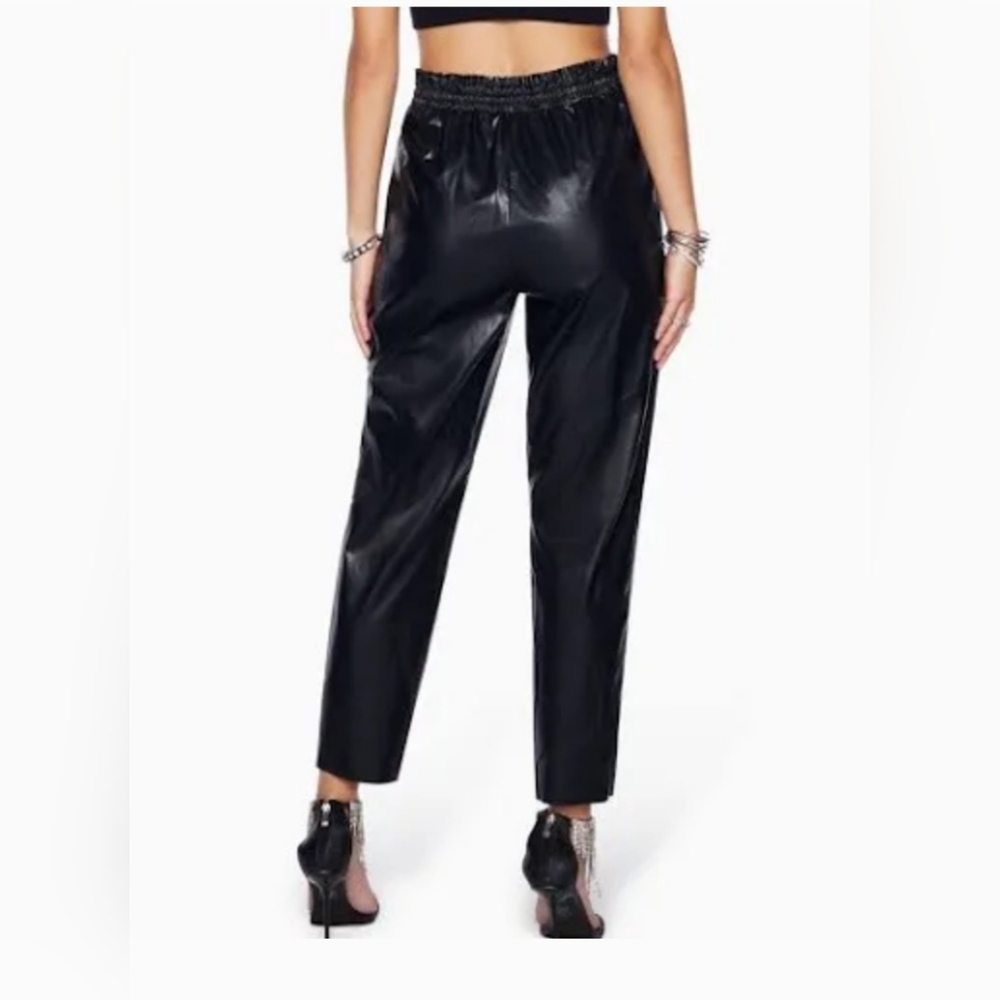 Ramy Brook Faux Leather Samson Pants Size Medium - Picture 10 of 11